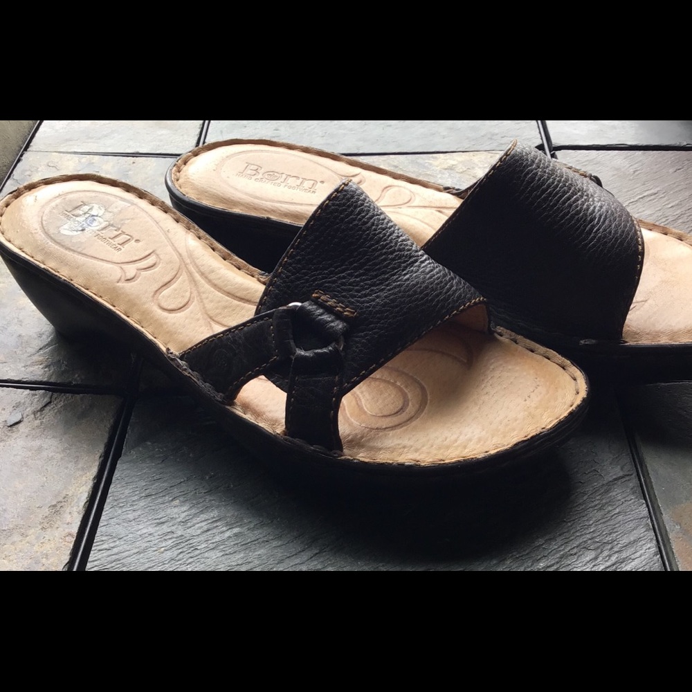 Born slide sandals
